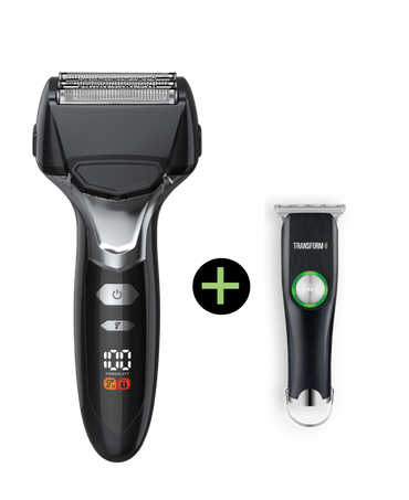 5 Blade Wet & Dry Electric Shaver & Mini Trimmer Combo